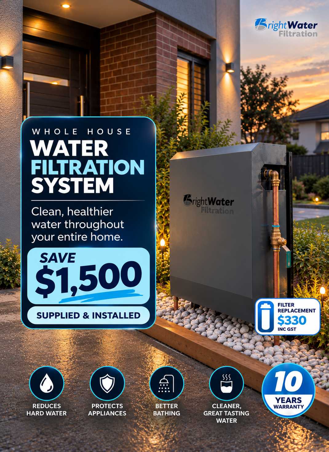 Bright Water's latest whole-house filtration offer