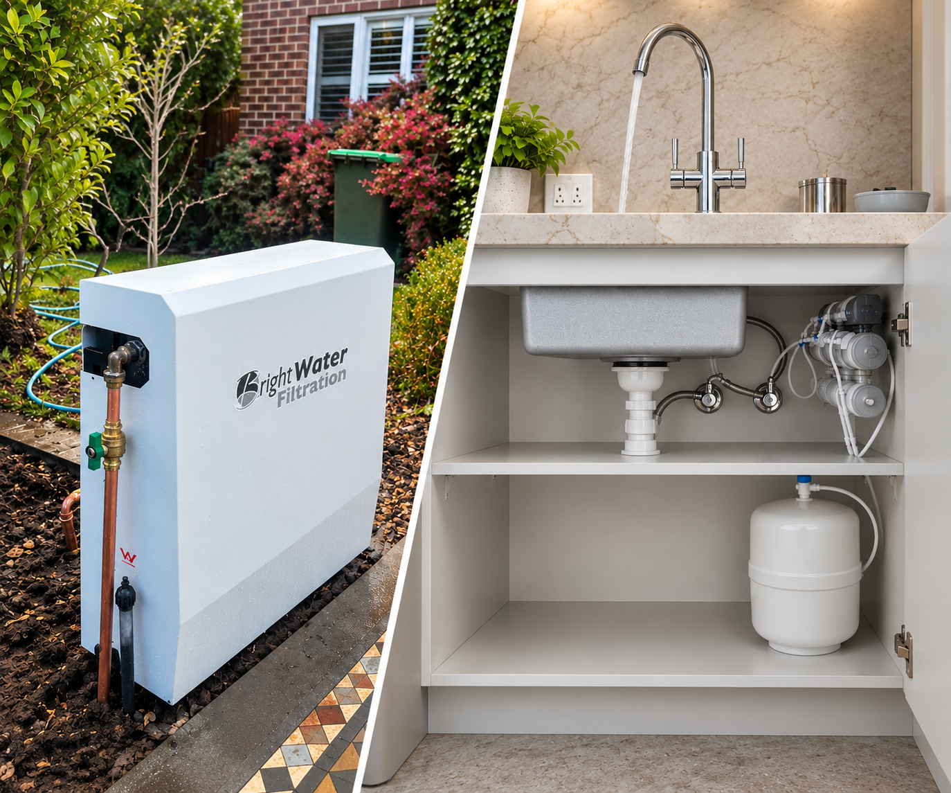 Whole House Water Filter + Under Sink